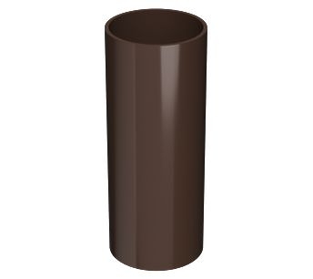 Труба водосточная 1,5 м Люкс (Lux) Шоколад