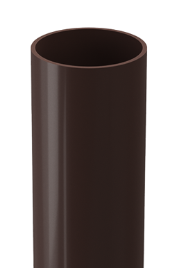 Труба водосточная 2 м Standard Тёмно-коричневый, (RAL 8019)