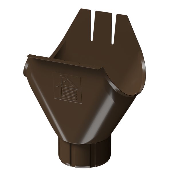 Водосточная воронка желоба Stal Standard, коричневый - 1